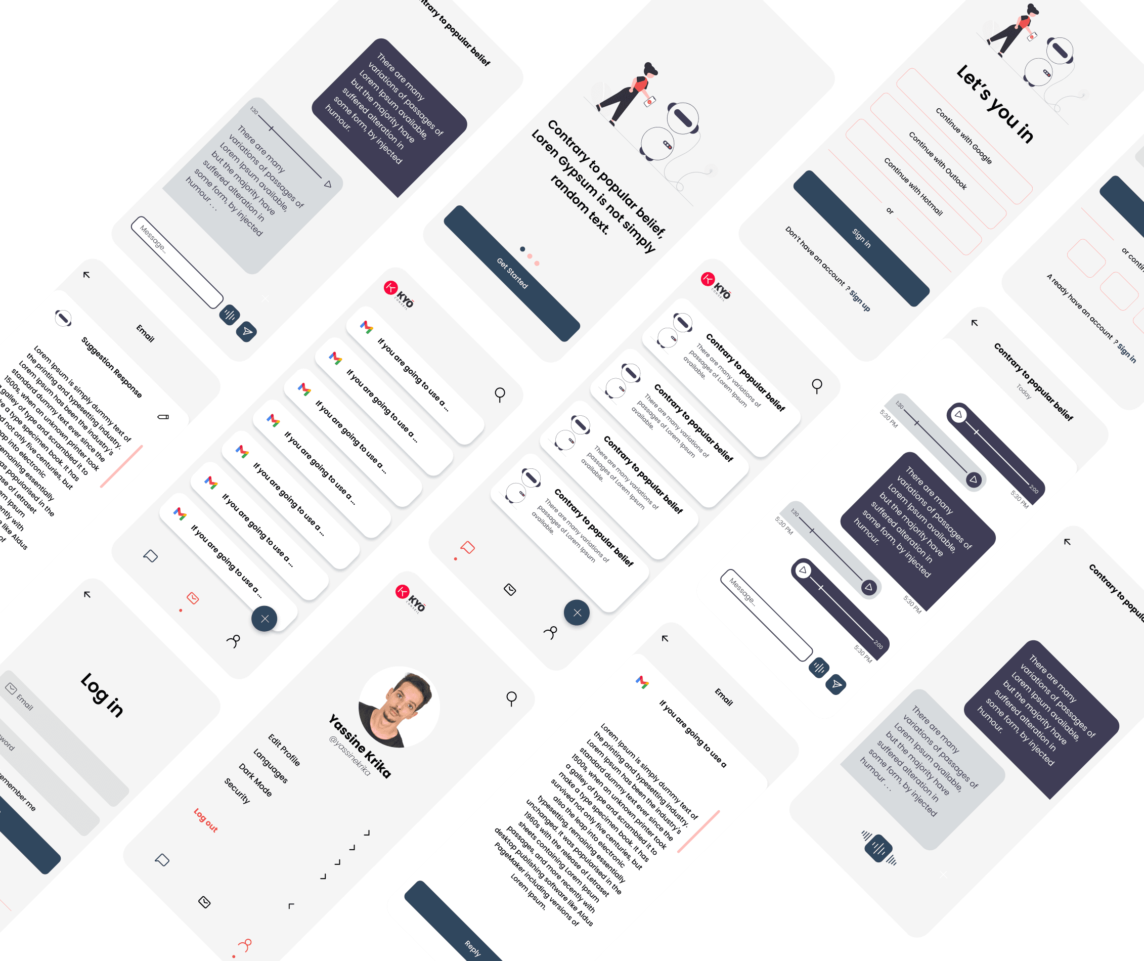KYO App Desgin